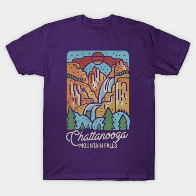 Chattanooga Mountain Falls T-Shirt by Tees For UR DAY